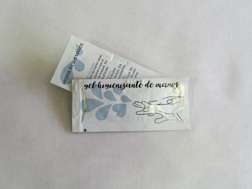 gel hidroalcohólico higienizante de manos